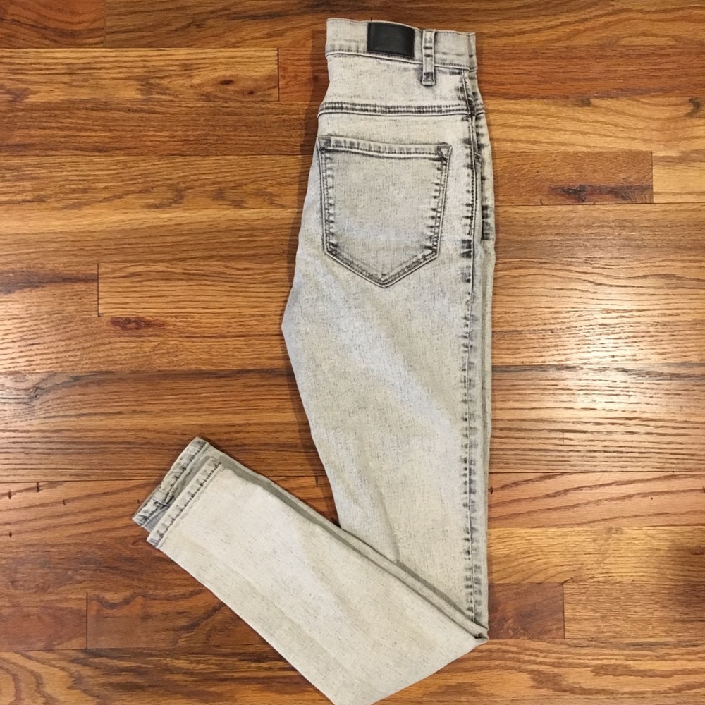 BDG Urban Outfitters high waisted grey jeans.